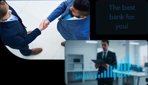 The best bank for you: partnership sealed with a handshake